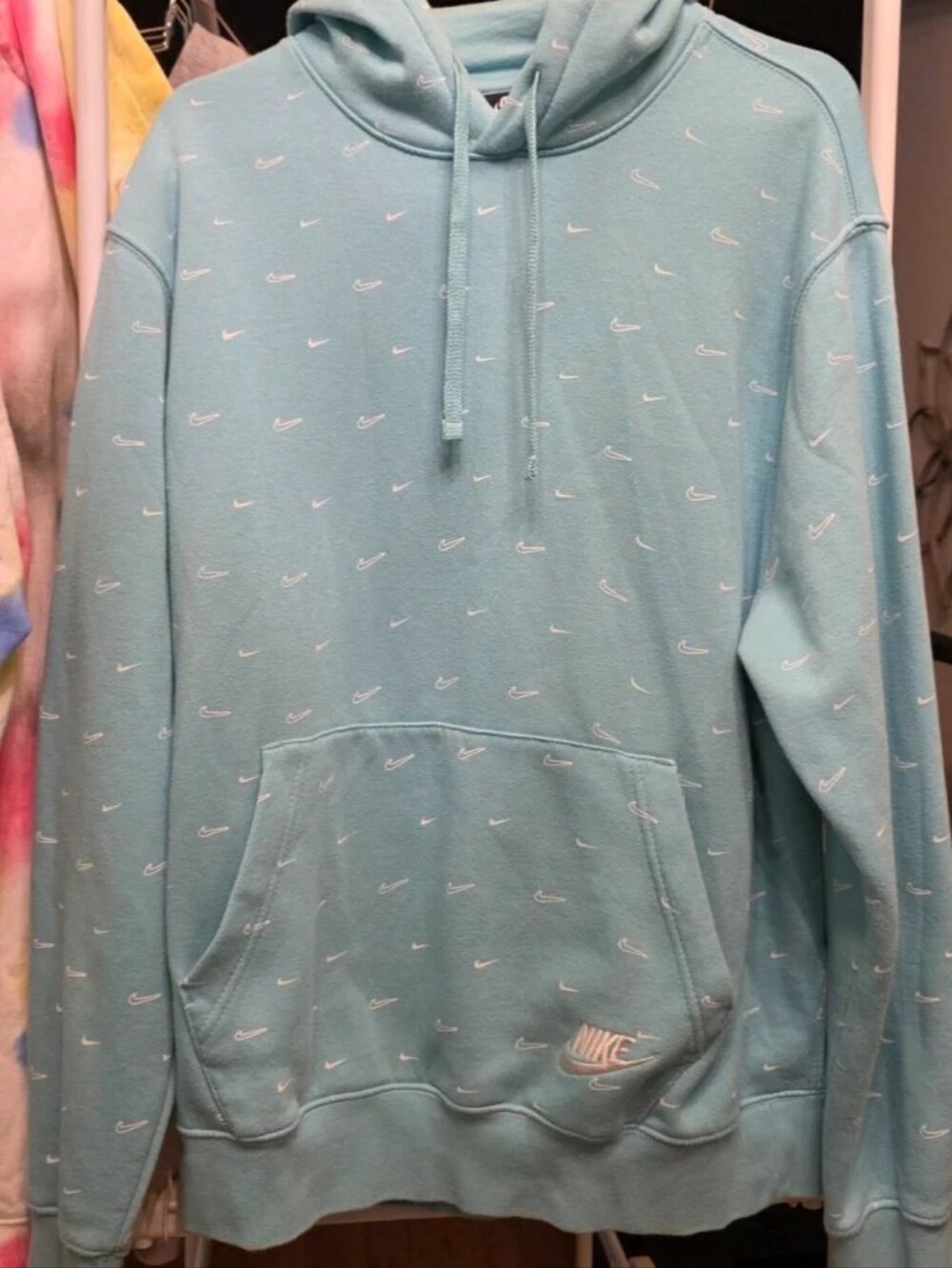 Mens Nike Hoodie. Blue, Size Medium. Excellent Condition, Worn Once.